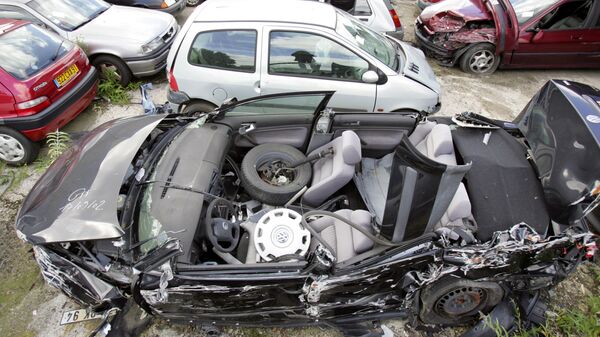 Автомобильная авария, фото из архива - Sputnik Азербайджан