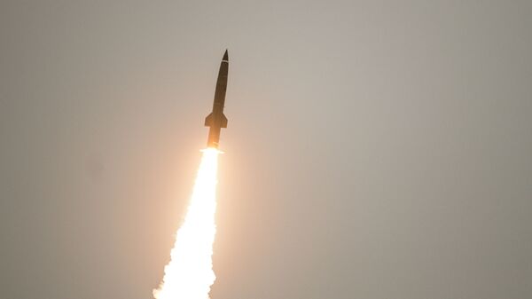 Показательный пуск ракеты из тактического комплекса Точка-У, фото из архива - Sputnik Азербайджан