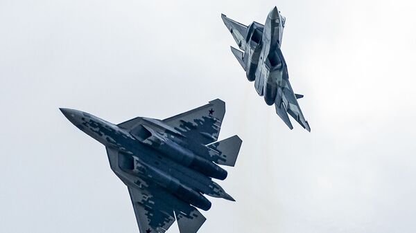 Су-57, фото из архива - Sputnik Азербайджан