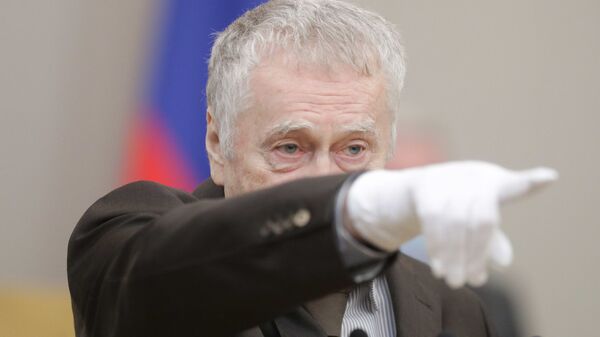Руководитель фракции ЛДПР Владимир Жириновский, фото из архива - Sputnik Азербайджан