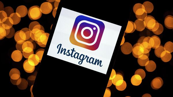 Логотип İnstagram, фото из архива - Sputnik Азербайджан
