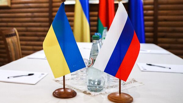 Российско-украинские переговоры в Белоруссии - Sputnik Азербайджан
