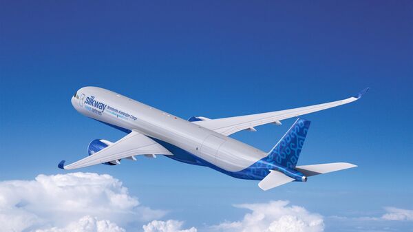 Silk Way West Airlines A350F - Sputnik Азербайджан
