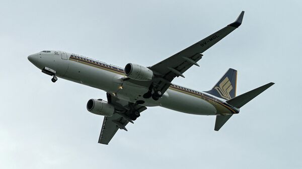 Самолет авиакомпании Singapore Airlines (SIA) - Sputnik Азербайджан