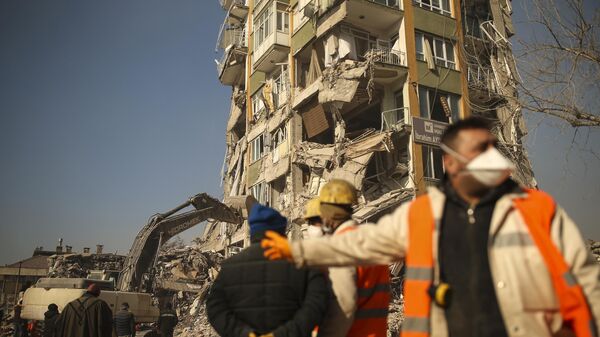 Türkiyədə zəlzələnin fəsadları - Sputnik Азербайджан