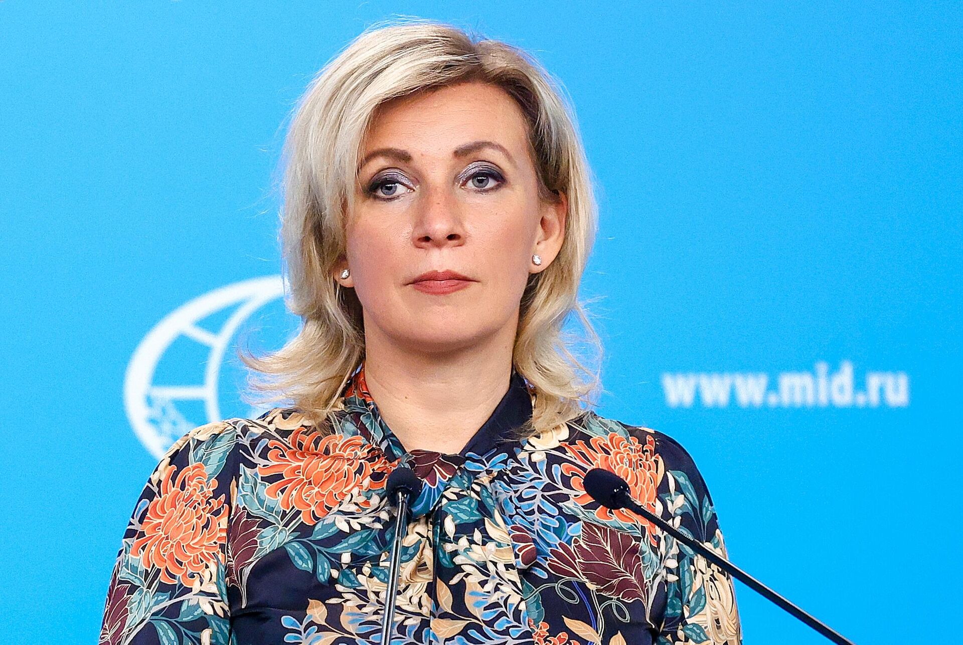 Rusiya XİN-nin rəsmi nümayəndəsi Mariya Zaxarova, arxiv şəkli - Sputnik Азербайджан, 1920, 16.12.2023