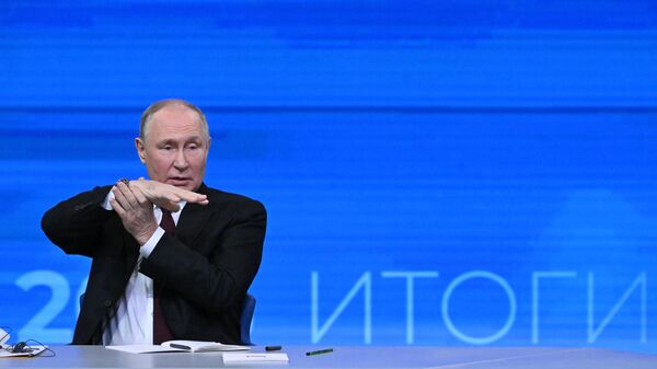 Президент РФ Владимир Путин  - Sputnik Азербайджан
