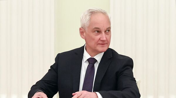Rusiyanın müdafiə naziri Andrey Belousov - Sputnik Азербайджан