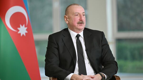 Президент Азербайджанской Республики Ильхам Алиев - Sputnik Азербайджан