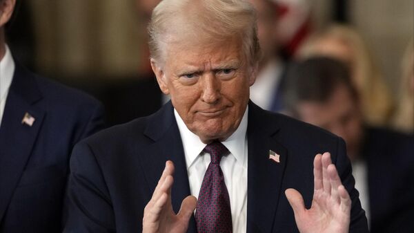 ABŞ prezidenti Donald Tramp - Sputnik Азербайджан