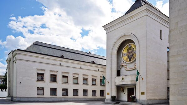 Moskva və Bütün Rusiya Patriarxı Kirilin Müqəddəs Danilov monastrındakı iqamətgahı, Moskva - Sputnik Азербайджан