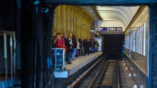 Bakı Metropoliteninin Nəriman Nərimanov stansiyası - Sputnik Азербайджан