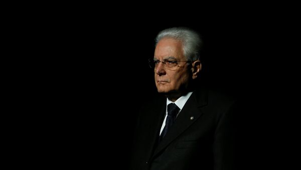 Президент Италии Серджио Маттарелла - Sputnik Азербайджан