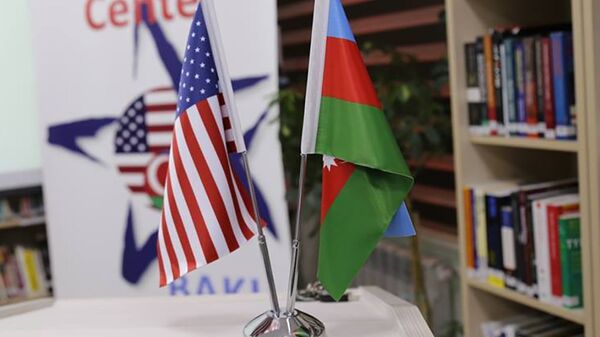 флаг Азербайджан-США - Sputnik Азербайджан