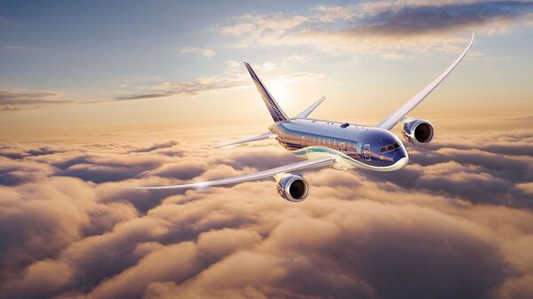 Пассажирский самолёт AZAL, фото из архива - Sputnik Азербайджан