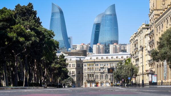 Flame Towers qülləsi - Sputnik Азербайджан